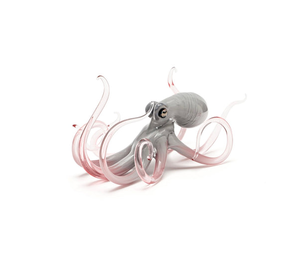 Small Glass Octopus Sculpture